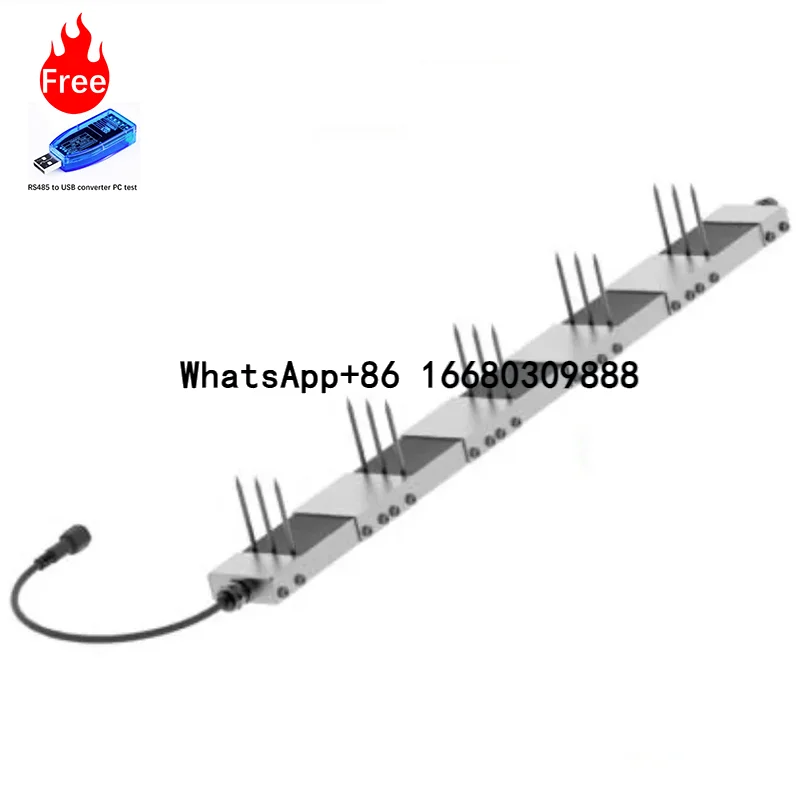 5 IN 1 HIGH PRECISION RS485 LORA LORAWAN GPRS 4G 5 LAYERS SOIL MOISTURE AND TEMPERATURE AND NPK SENSOR