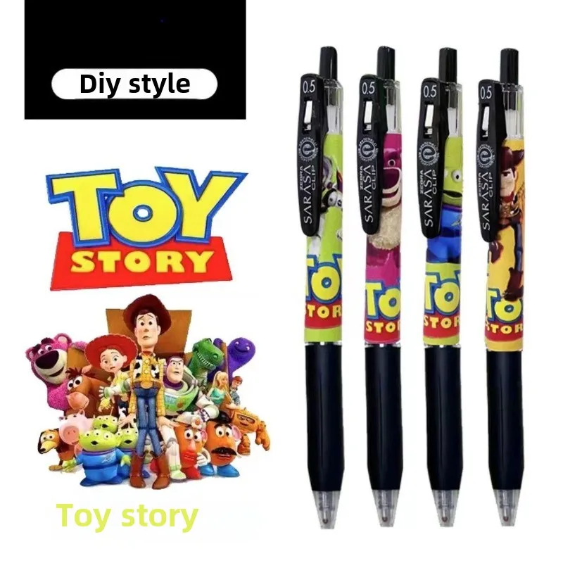 Toy Story Buzz Lightyear Alien Lotso Woody new cute creative cartoon pattern quick-drying non-erasable DIY sticker press gel pen