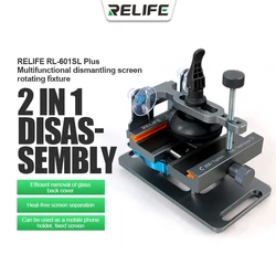 RELIFE RL-601SL Plus Universal LCD Screen Separator Mobile Phone Screen Back Glass Removal Pressure Holding Rotating Clamp Tools