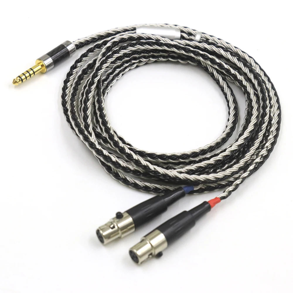 New 16 Core OCC Silver Plated Headphone Earphone Cable For Audeze LCD-3 LCD-2 LCD-X LCD-XC LCD-4z LCD-MX4 LCD-GX lcd-24