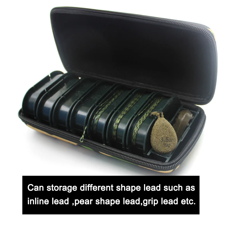 

8pcs Carp Fishing Rig Leader Hair Ronnie Rig Leader Storage Case Box For Fishing Rig Making Sinking Line Storage Helicopter Rig