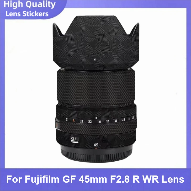 

Защитная виниловая пленка-наклейка для объектива Fujifilm GF 45mm F2.8 R WR, защитное покрытие для корпуса объектива GF 45 F2.8 R WR