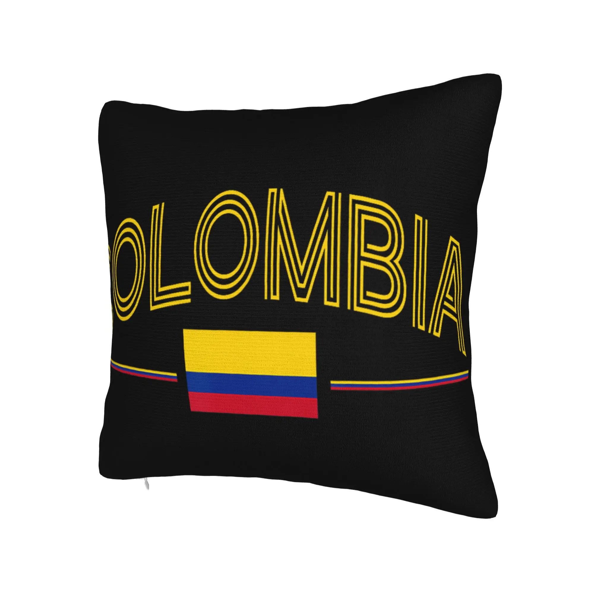 Colombia Flag Pillowcases Merchandise Printing Cushion Cover Decor  Throw Pillow Case Cover Car Multiple Sizes