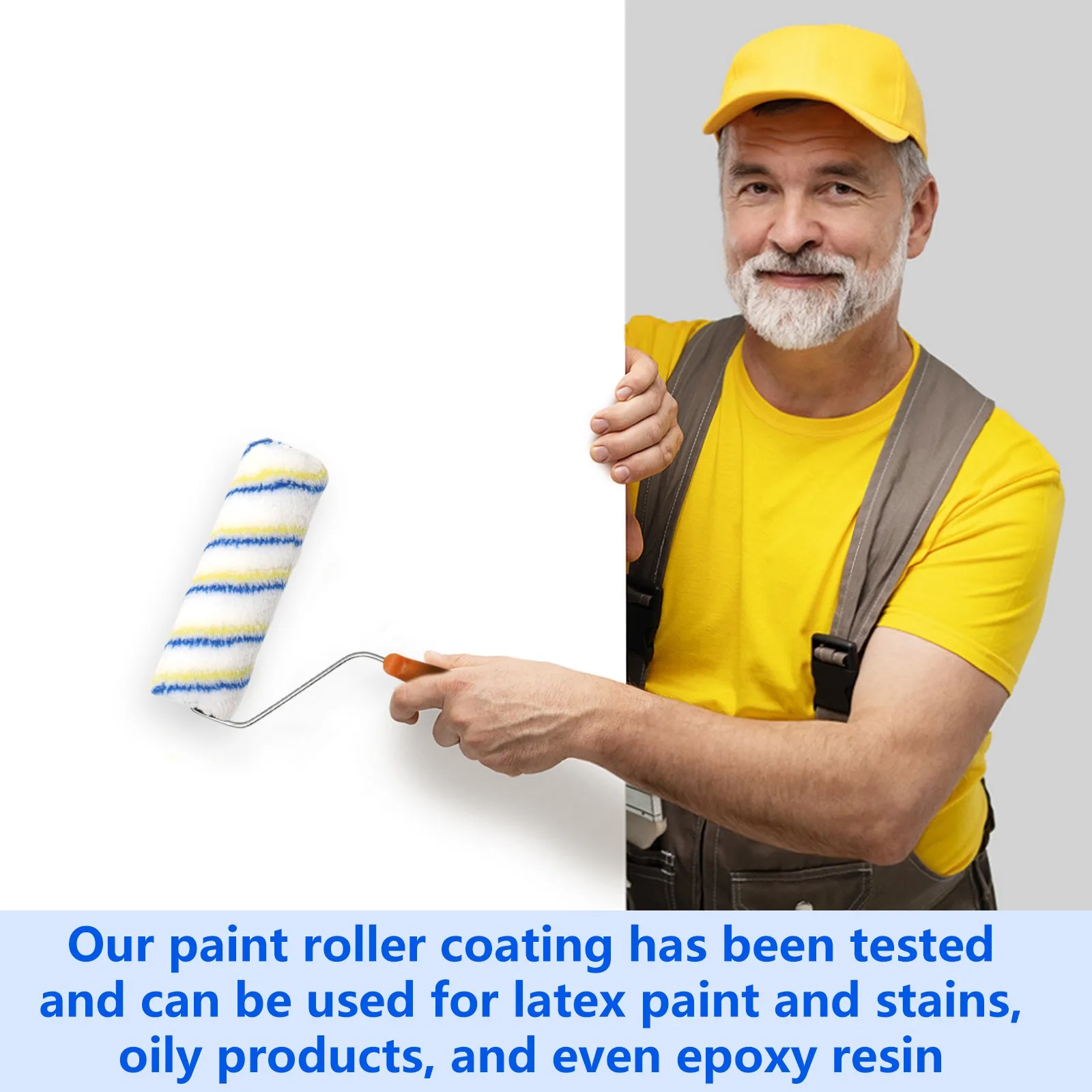 Portable Roller Brush Multi-functional Paint Roller Corner Paint Roller Precision Paint Roller Brush For Edges