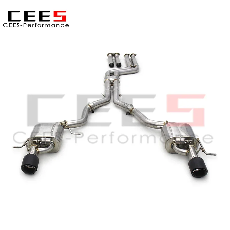 CEES Valved Catback Exhaust System For BMW BMW Z4 E89 2.5L/3.0L/2.0T/3.0T 2009-2017 Stainless Steel Carbon Fiber Tip Resonators view 2