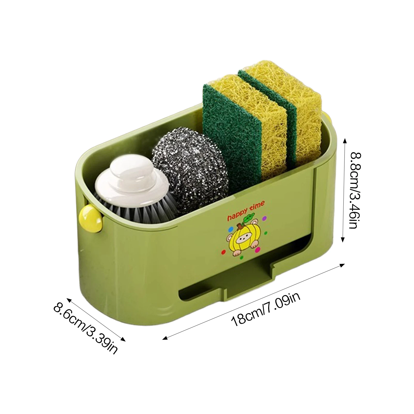 Kitchen Sink Organizer Sponge Holder Multi-purpose Dish Cloth Brush Soap Holder for Home Kitchen Accessories view 5
