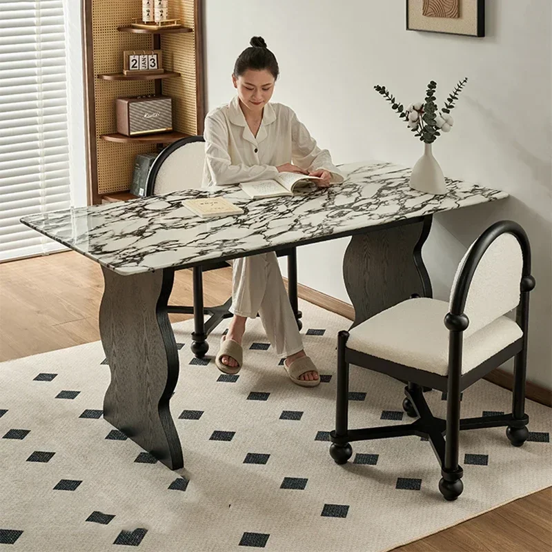 Tavolo da pranzo moderno nordico Cucina Conferenza Balcone Lounge Tavolo da pranzo per scrittura Designer Mesas De Jantar Mobili da giardino