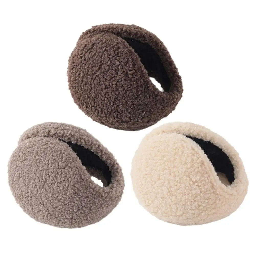 Cache-oreilles coupe-vent unisexe, peluche épaisse, protection d'oreille en polaire chaude pour l'hiver, doux et confortable, cyclisme en plein air, usage quotidien