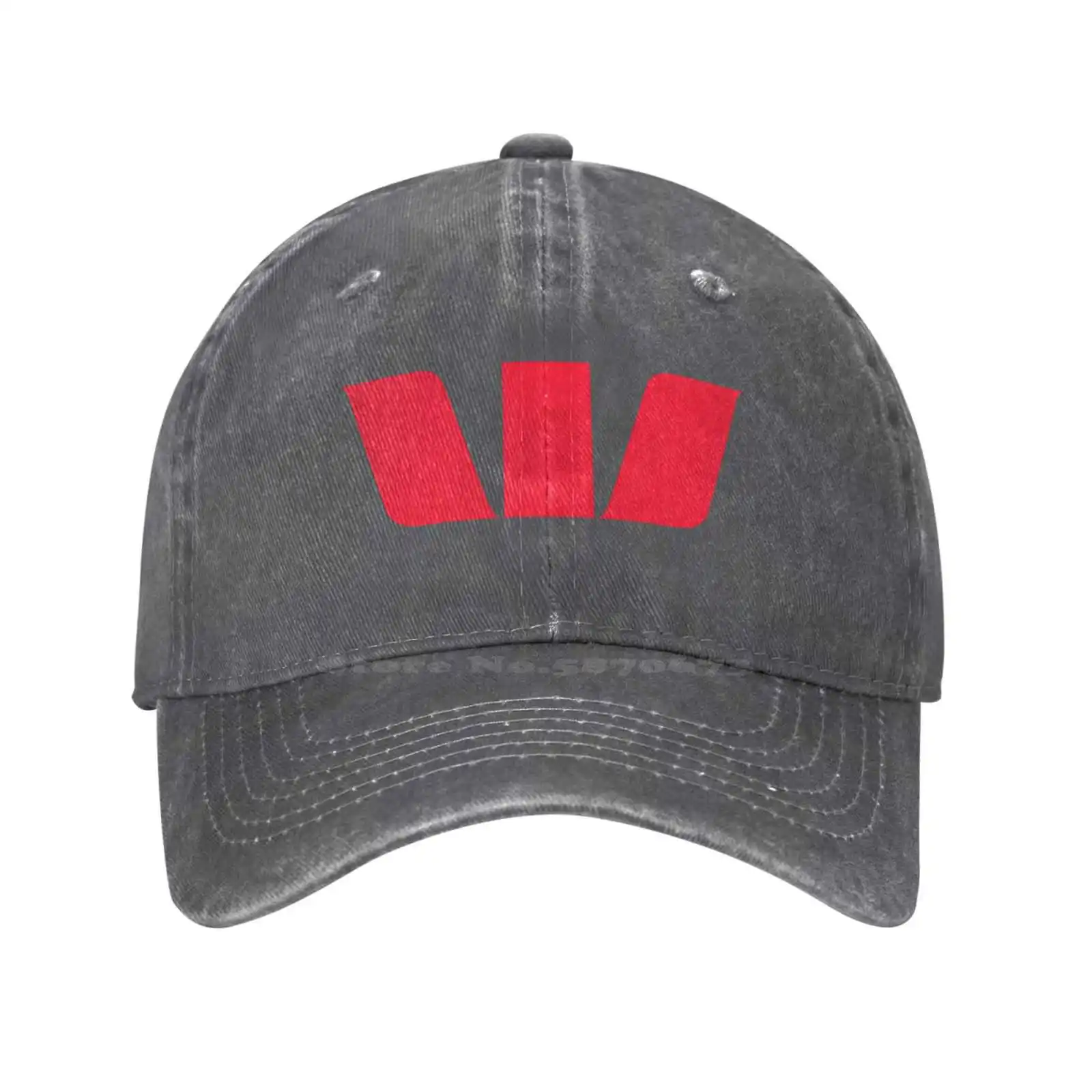 Cappello da Baseball lavorato a maglia con berretto in Denim di qualità con Logo Westpac