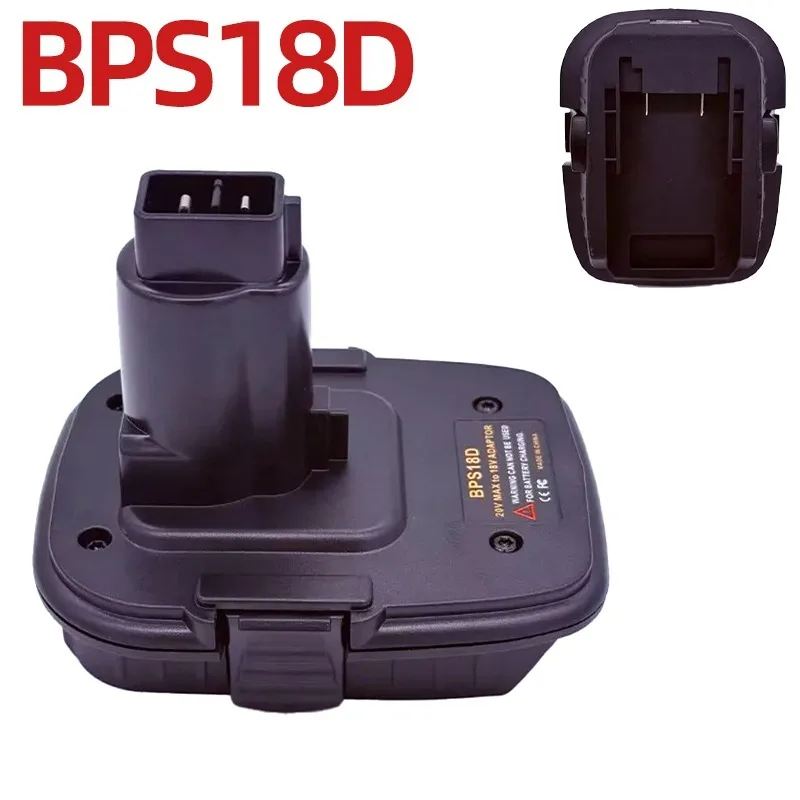 Compatible for BD/PC/Stanley 20V Lithium-ion Batteries To for DC9096 18V Ni-CD/Ni-MH Power Tools BPS18D USB Battery Adapter
