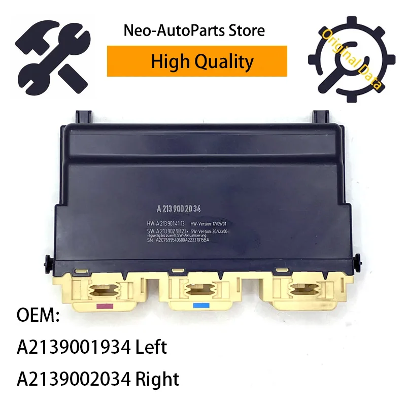 A2139007931 Front Left Or Right Side Seat Control Module Unit For Mercedes Benz W213 2016-2021 E C lass OEM A2139008031