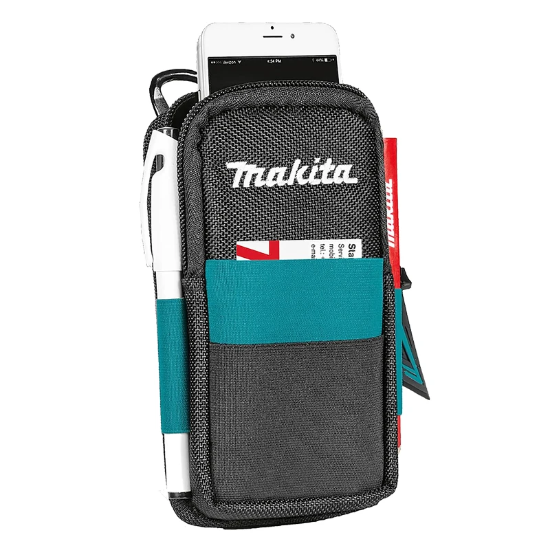 Makita-soporte para teléfono inteligente E-15556, Mini bolsa de almacenamiento para actividades al aire libre, tipo Universal, gruesa y sólida