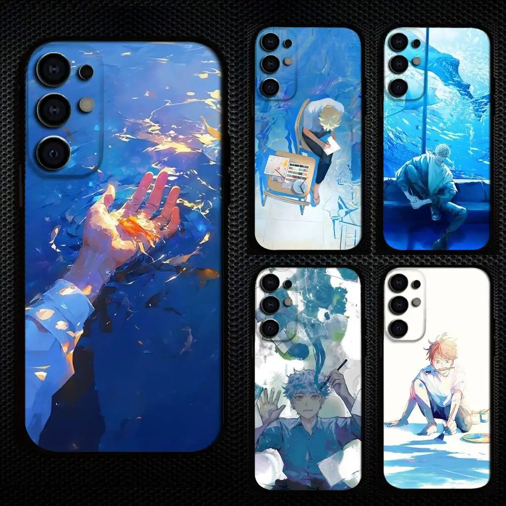 

Y-Yatora Yaguchi Blue Period Phone Case For Samsung S25,S24,S21,S22,S23,S30,Ultra,S20,Plus,Fe,Lite,Note,10,9,5G Black Cover