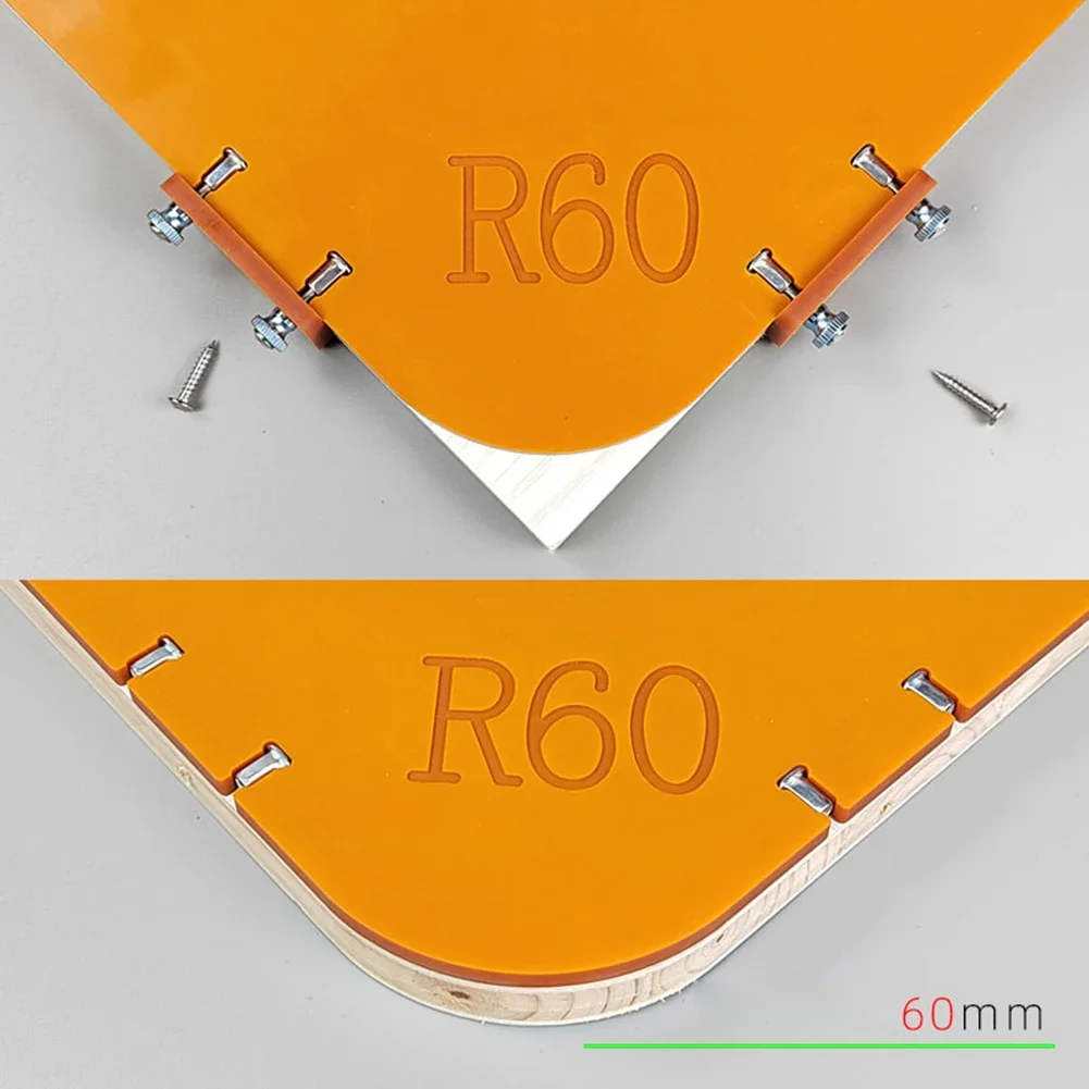 Interruptor Buracos Raio Jig Router Modelos, Roteador Fixture, 8 Opções De Ângulo, Cantos Do Armário, Modelos De Corte