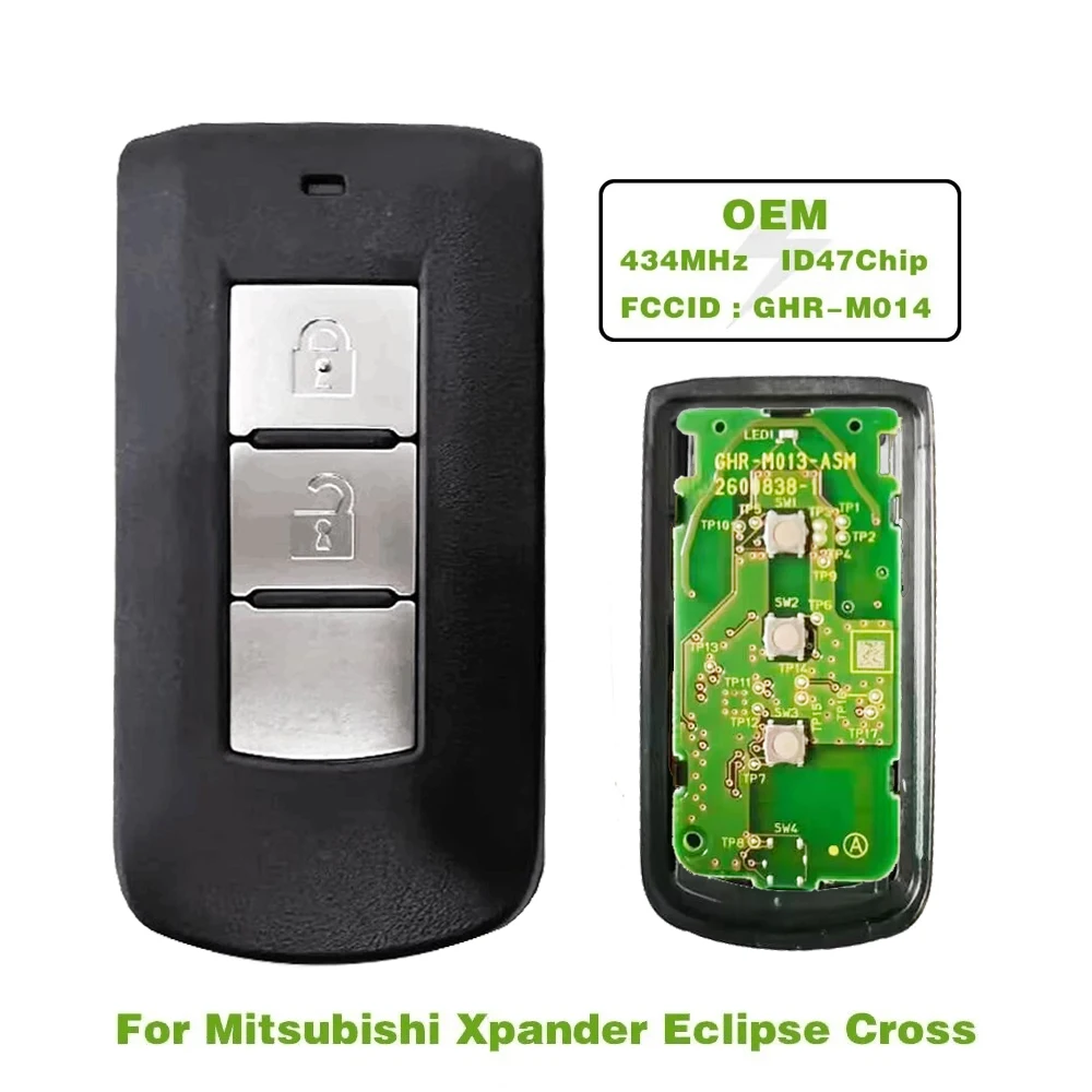 

Original Keyless Board.NO GHR-M013 For Mitsubishi Xpander Eclipse Cross 2017-2020 Auto Remote Smart Key 434MHz ID47 P/N GHR-M014