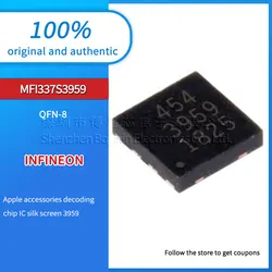 Original authentic MFI337S3959 Apple MFi certified co-processor silk screen 3959 package QFN-8