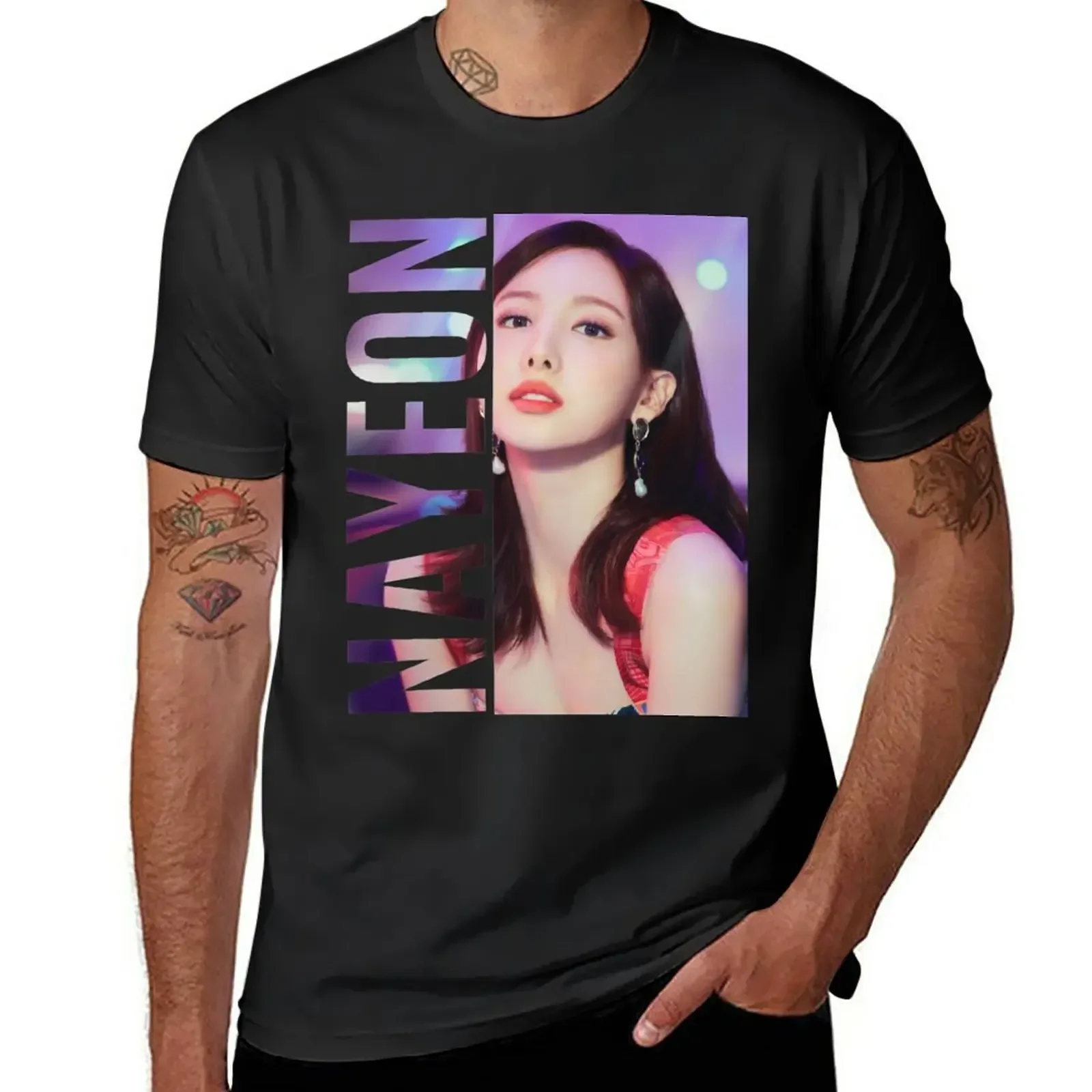 Kpop Nayeon T-Shirt new edition cute tops quick-drying oversized t shirts for men