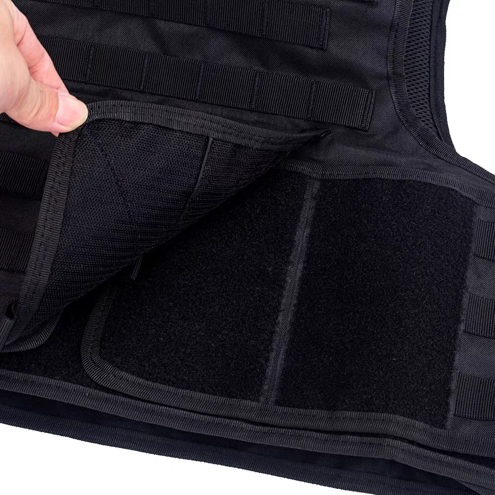 Tactical Vest Black Breathable Multi-functional Outdoor Vest Security Patrol Clothes Molle system