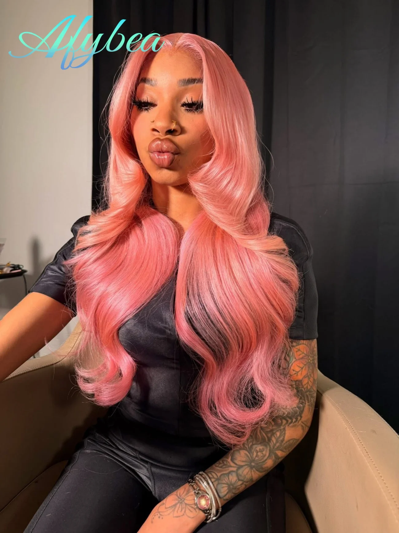 

Pink Body Wave Human Hair Wigs 200 Density Hd Lace Wig 13x6 Human Hair 30 Inch Lace Front Pre Plucked Brazilian Hair For Women
