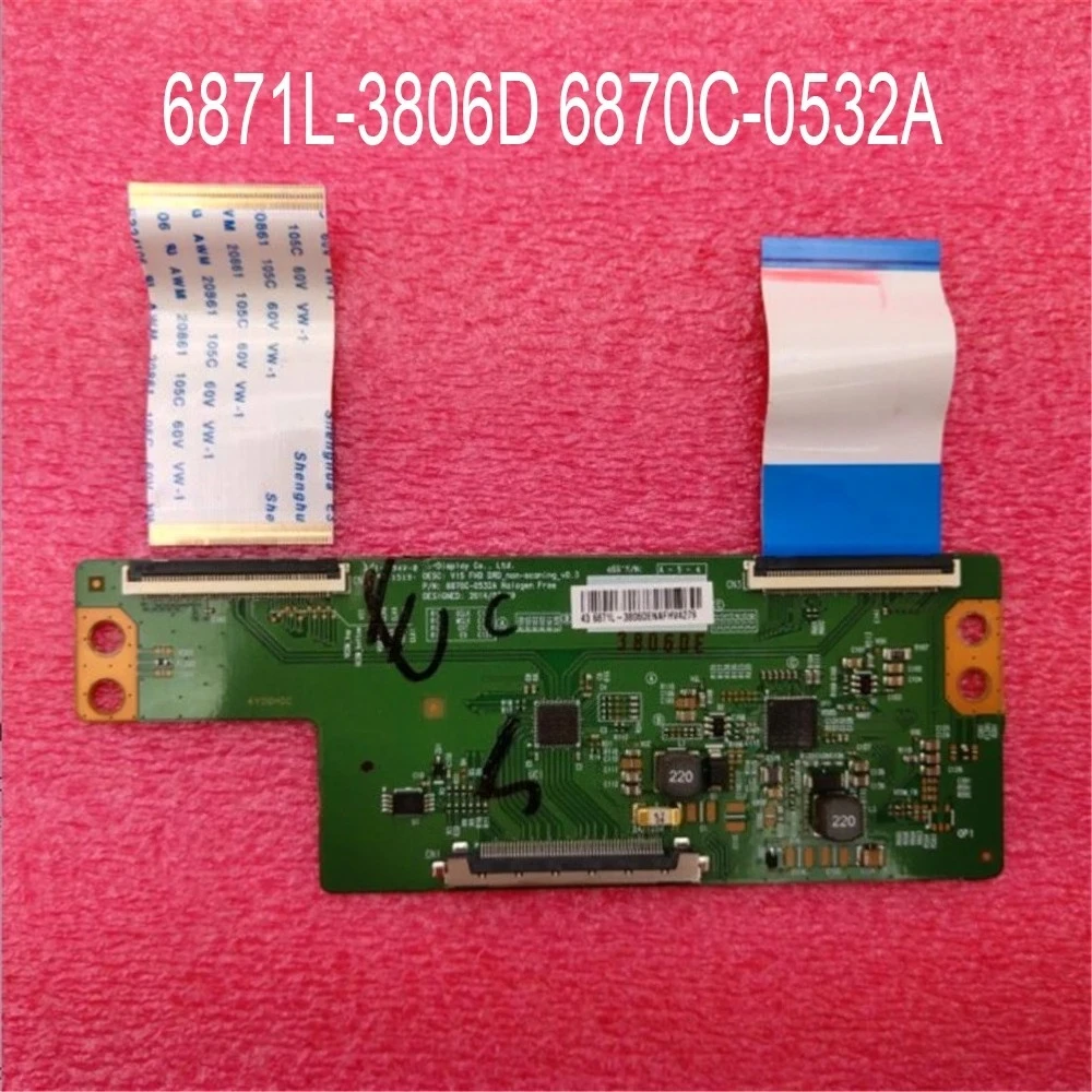 

6871L-3806D 6870C-0532A NC430DUE-SADP1 T-CON Logic Board is for 43LF5100 43LF5400 43LH5500 43LJ5500 43LH5700 43LK5700 43LF590 TV