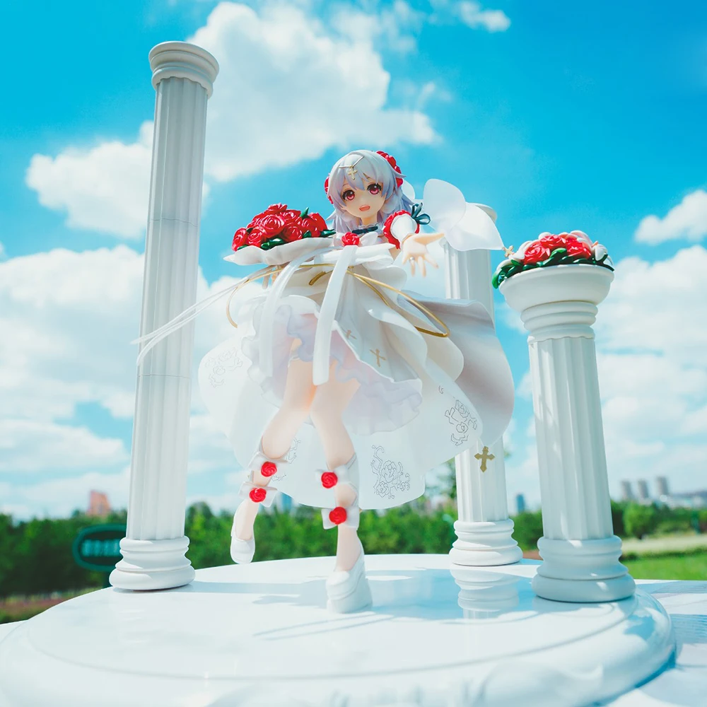 

Honkai Impact 3rd Theresa Apocalypse Wedding Dress PVC Action Figure Model 26.5cm Collectible Gift Hot Sale