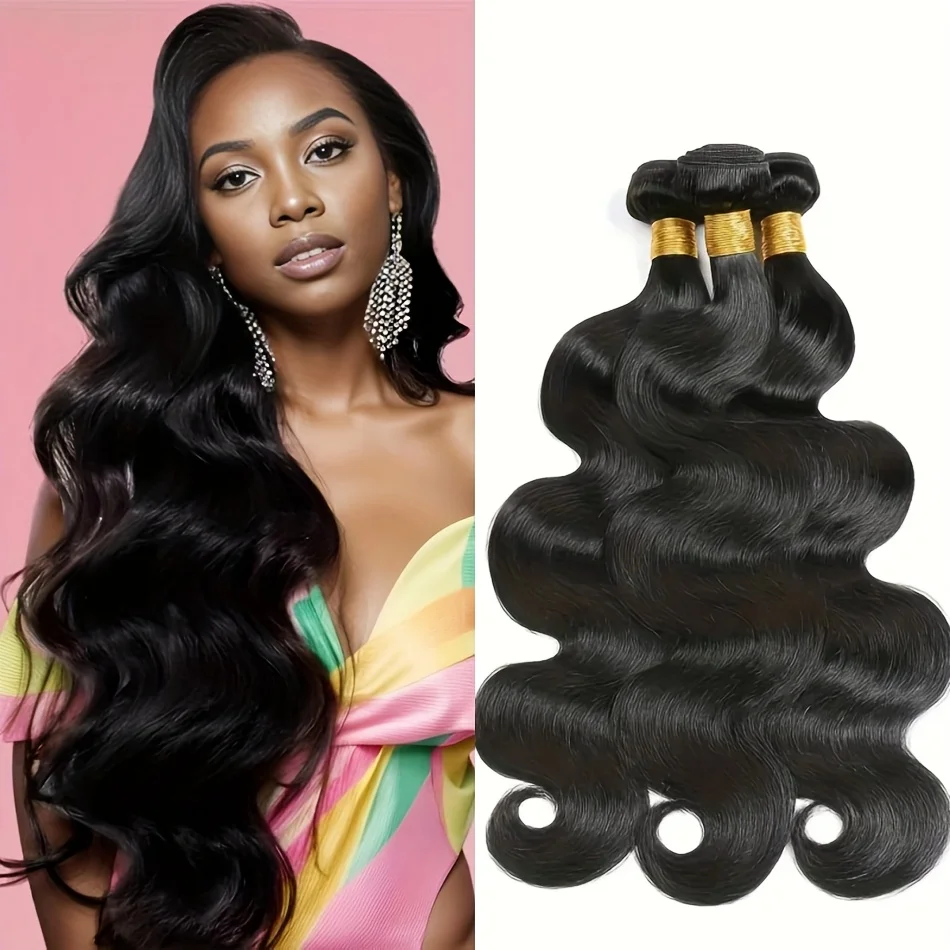 

Наборы волос Body Wave из натуральных человеческих волос, 1 пучок в комплекте. Идеально подходят для повседневного использования и особых случаев, комфортны и придают естественный вид.