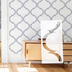 30cm - 70cm Stencil For Wall Decor Painting Large On The Template Furniture Paint Home Mandala Tiles Lock Tile Tile S008