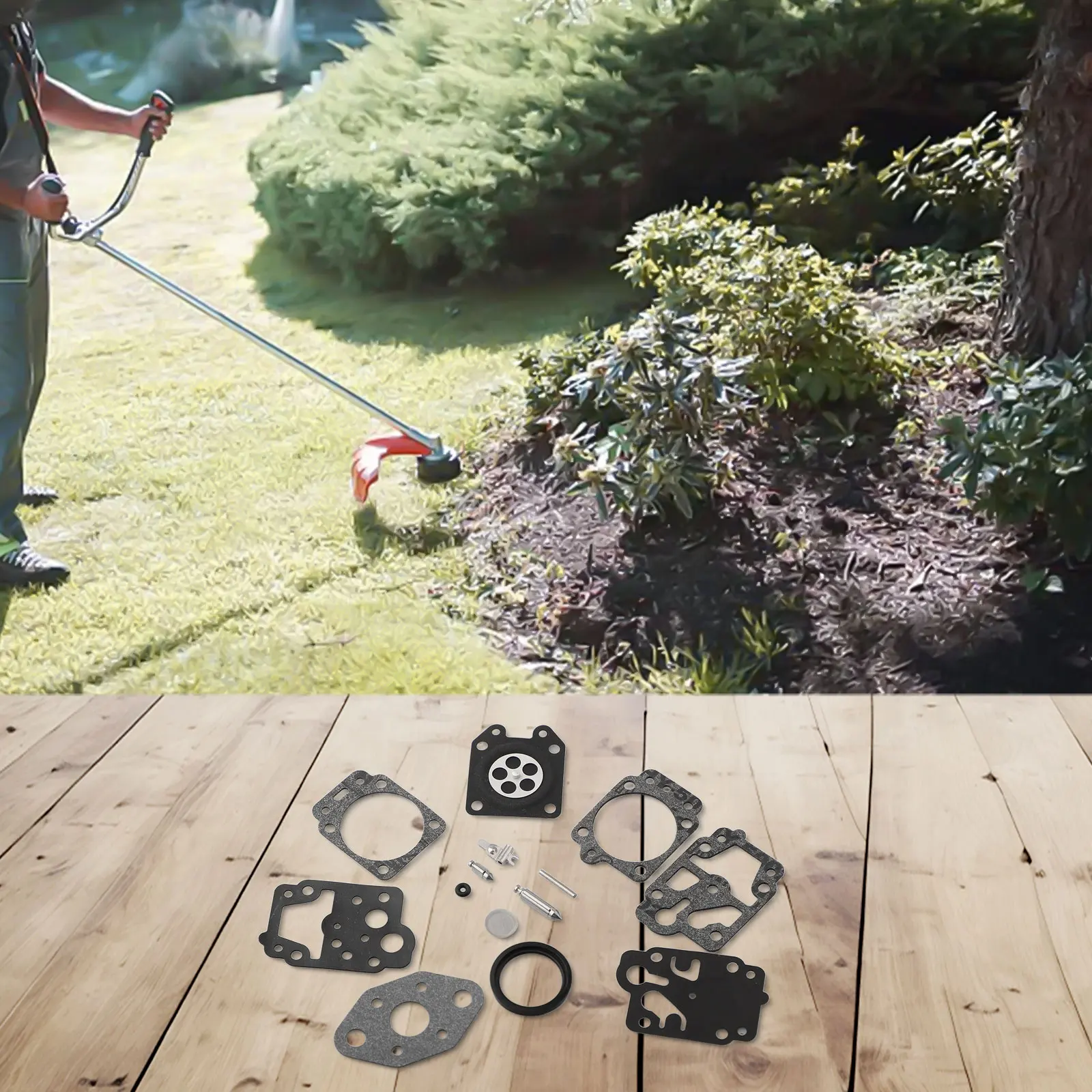 

Ремкомплект карбюратора для McCulloch T26CS B26PS с диафрагмой, топливным насосом, прокладками и игольчатым узлом