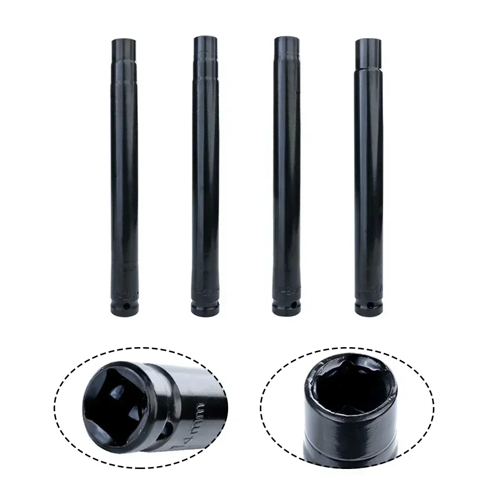 1pc Ceiling Leveling Sleeve 10-14mm Chrome-vanadium Steel  Lengthening Hollow Screw Nut Tube Hollow Socket Wrench Repair Tools