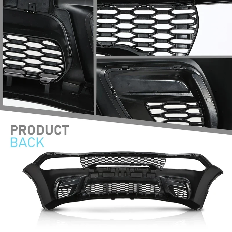 High Quality Front Rear Bumper Widdy Kit, -, Hell Style, Black S Plastic Exterior Body Parts