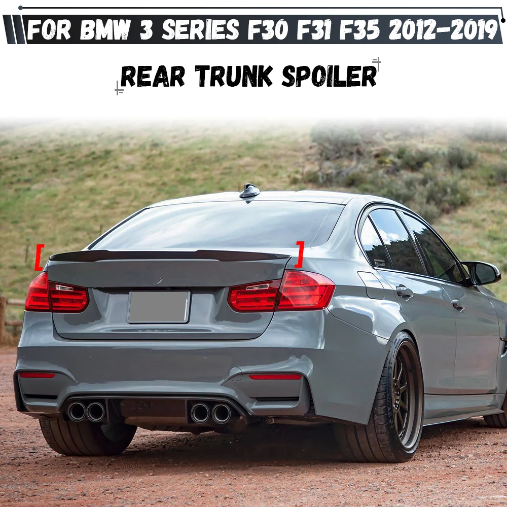 

Rear Bumper Trunk Spoiler Lip MP M4 Style Roof Boot Spoiler Wing For BMW 3 Series F30 F31 F35 2012-2019 335i 328i 330i 340i