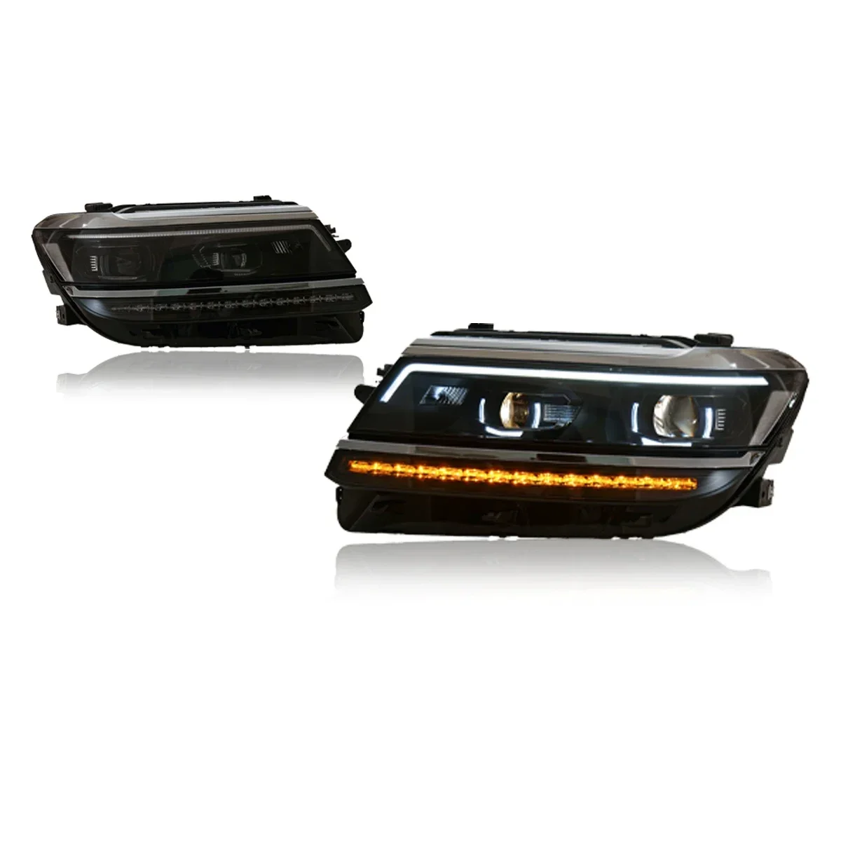 TYPY Car Lights For VW Tiguan Headlight LED Projetor head Lamp Daytime Running Light 2017-2021 Automotive Accessories