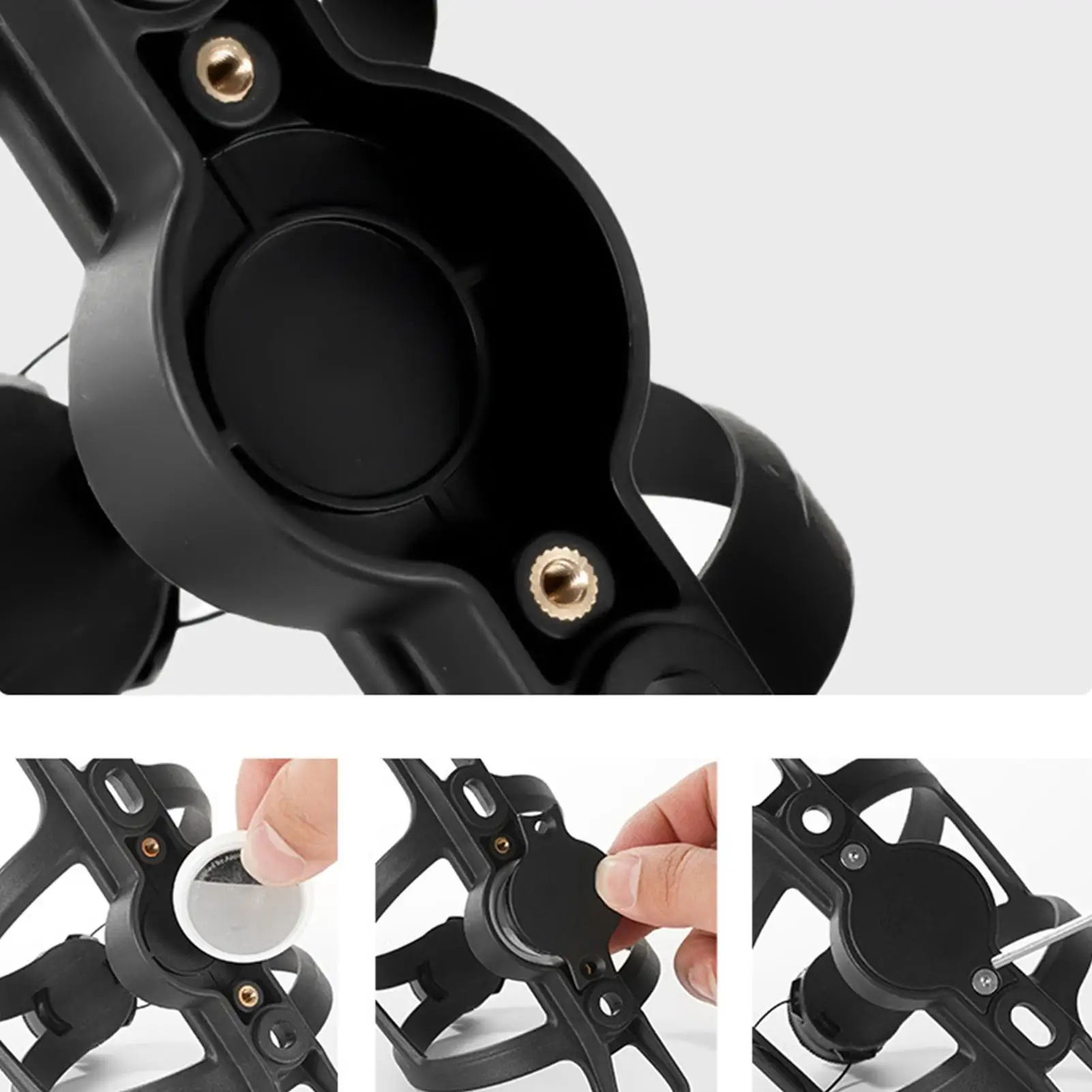 Mountain Bike Water Bottle Holder, Adjustable Lightweight Cage for Road Cycling Exercise, Motorcycle Scooter Cargo Outdoor Sport