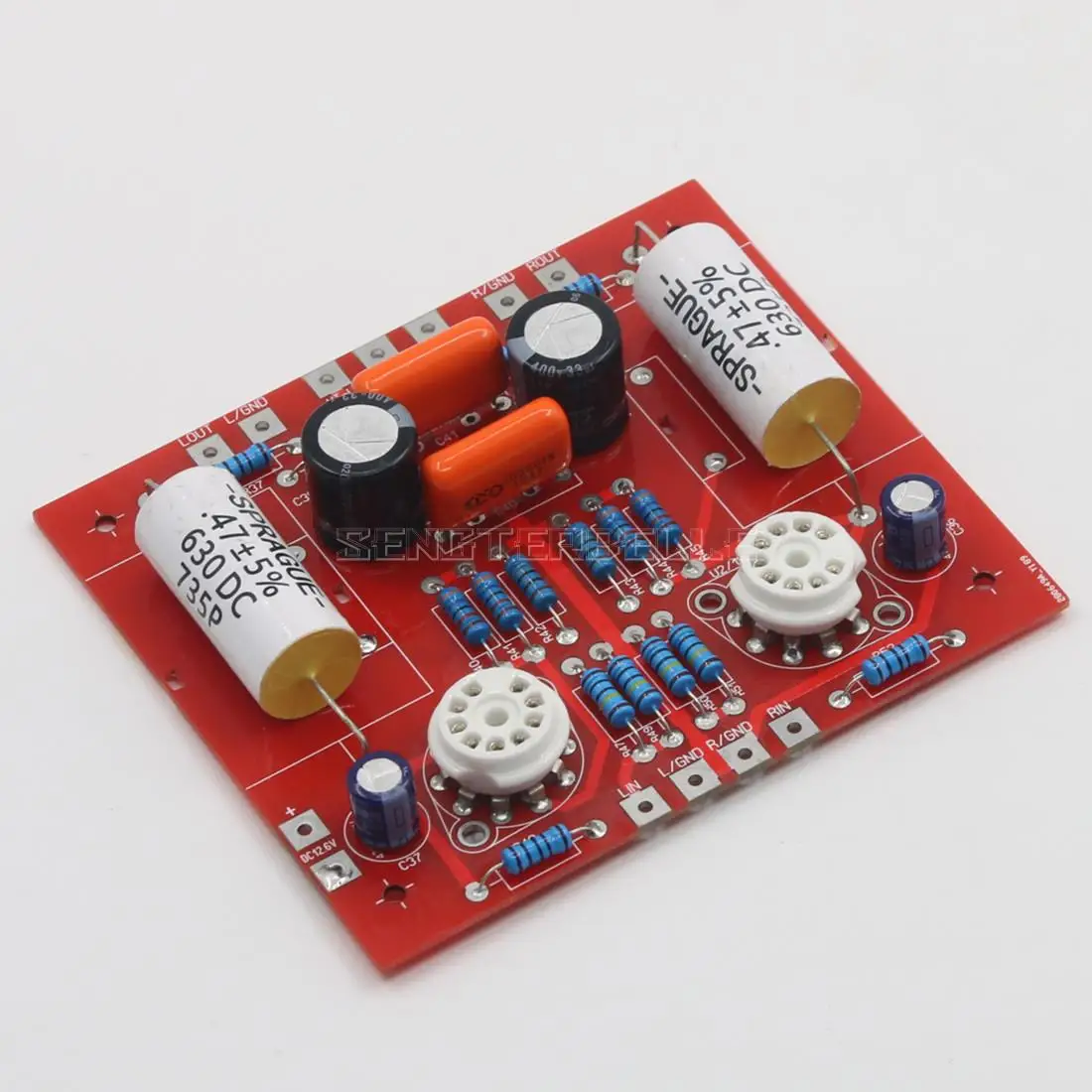 A29 DIY 스테레오 12AU7 (ECC82) 튜브 프리앰프 보드, 하이파이 프리앰프 키트, 오디오 노트 L2 회로 참조