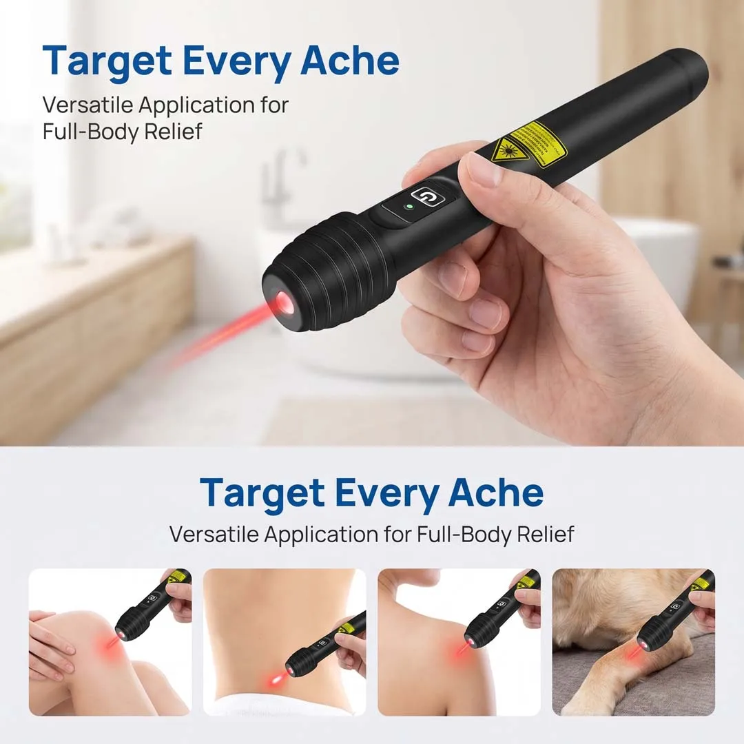 808nm Infrared Phototherapy Pointer 1 Diodes Pain Relief Healing Device for Myofascial Tension Carpal Tunnel Syndrome Care