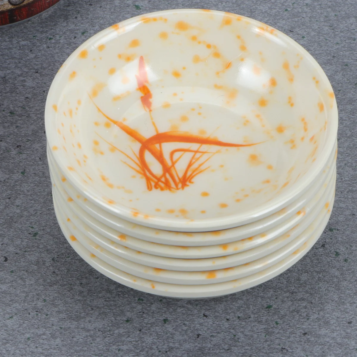 

6Pcs Dipping Dish Small Sauce Container Reusable Condiment Dish Set Stain Resistant for Olives Nuts Jellies Barbecue Picnic