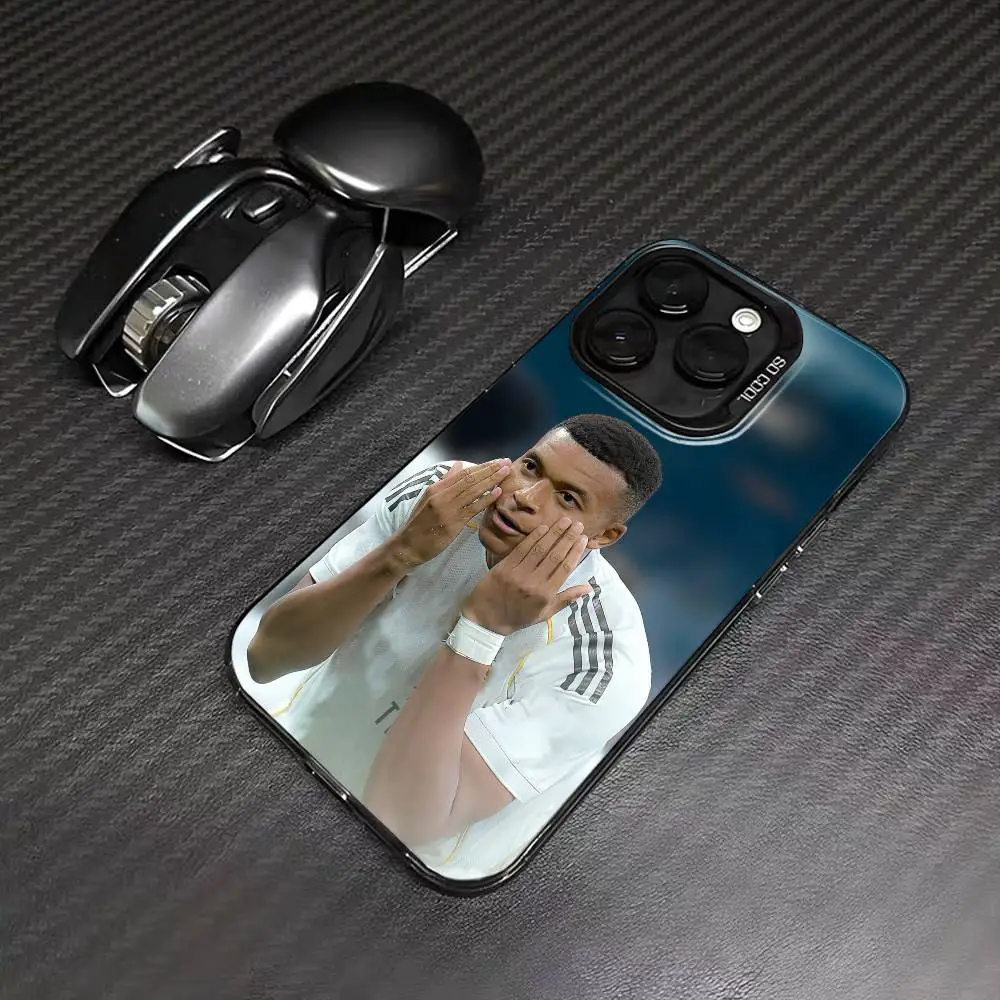 Football Star Cool M-MbappeS-S Phone Case For IPhone 16 17 15 14 12 13 Pro Max Black Color Shockproof Cover