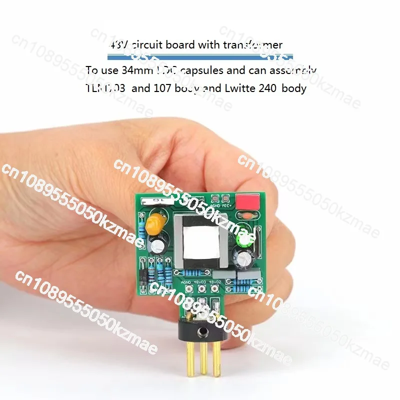 PCB for TLM103 and TLM107 and Lewit 240 assembly Microphone, DIY Microphone  Parts ,Finished microphone,Broadcasting Microphone