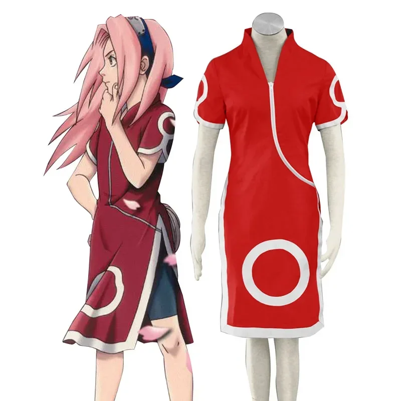 

Girls Red Cheongsams Party Show Short Sleeves Cosplay Costume Halloween