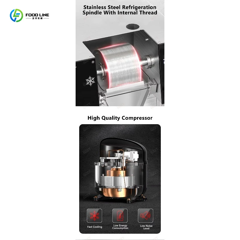FL Commercial Snowflake Ice Maker Shaver Bingsu Dessert Prep Machine for Shop Cafe Store Business Use