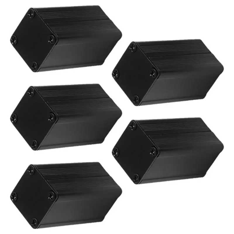 

R53C 5pcs DIY Power Supply Project Enclosures for Electronic Circuit Board Protections Safety and Cooling Applications
