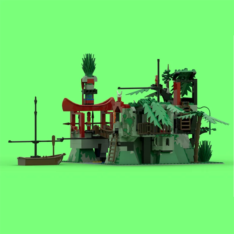وحدات بناء المدينة Moc قوالب بناء حرم الغابة نموذج التكنولوجيا وحدات كتل هدايا عيد الميلاد لعبة لتقوم بها بنفسك مجموعات الجمعية