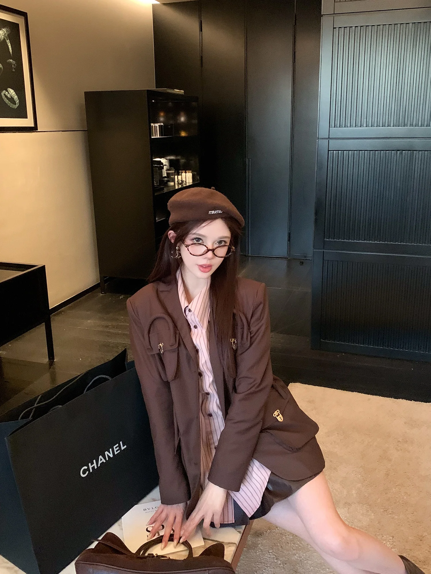 

Retro Sle Ladies First Coat Cool Design Sensation Small ence Appeal Formal Wear Polyester Fiber Long Sve Jaet