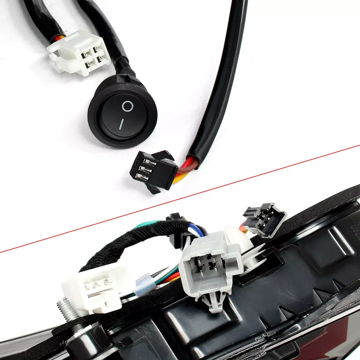 سيارة الخلفية الذيل مصابيح لتويوتا RAV4 2019-2023 الذيل ضوء الجمعية الدخان LED أضواء خلفية الفرامل وقف مصباح مصابيح إشارة السيارات