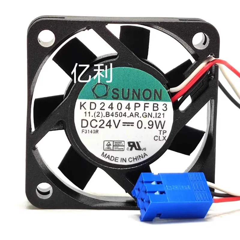 New Cooling Fan for SUNON KD2404PFB3 24V 0.9W 4CM 4010 3-wire alarm frequency converter fan 40*40*10MM