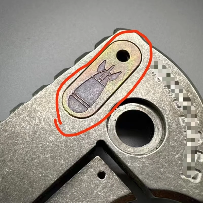 

1 Piece Custom Bronze Torpedo Filler Tab for Rick Hinderer XM18 3.5”Knives