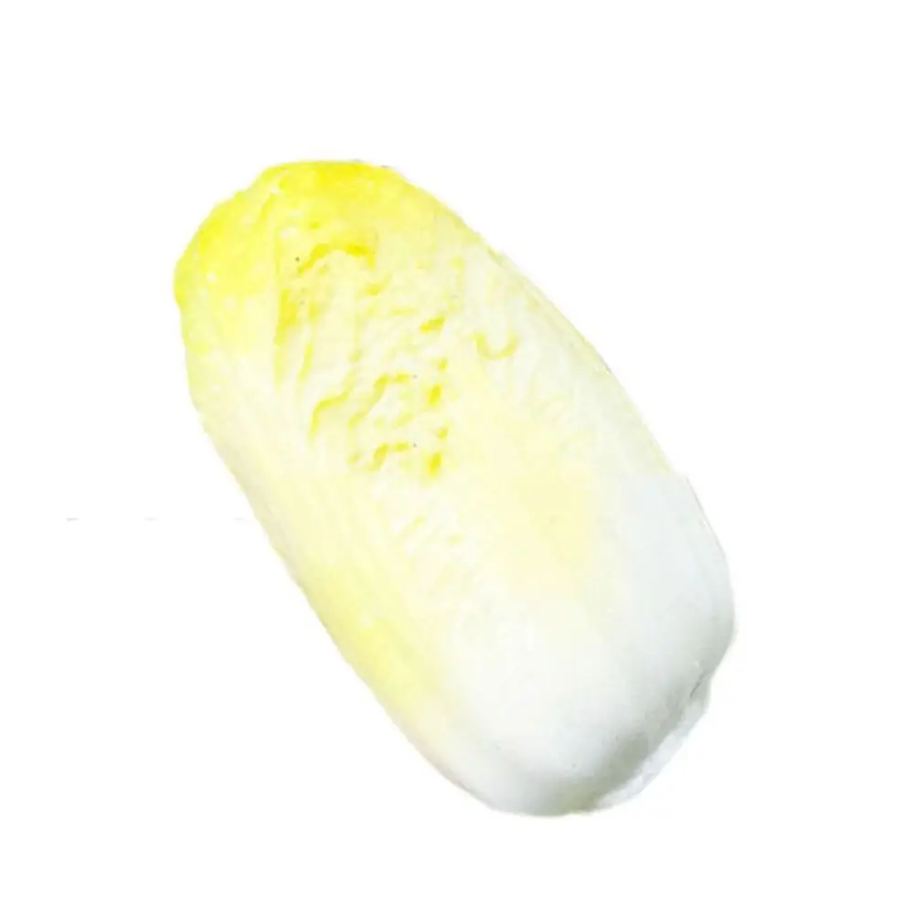 Cute Slow Rebound Cabbage Squeeze Cartoon Soft Vegetable Fidget Green Mini Simulation Squishy Mini Ornaments