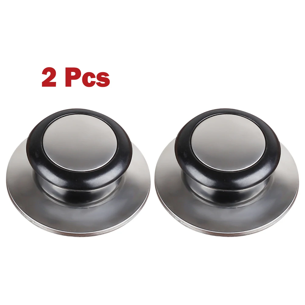 2pcs Lid Knob Handle Universal Pot Lid Cap Holding Lifting Handle For Glass Lid Pot Pan Cover Cookware Handgrip Kitchen Tools