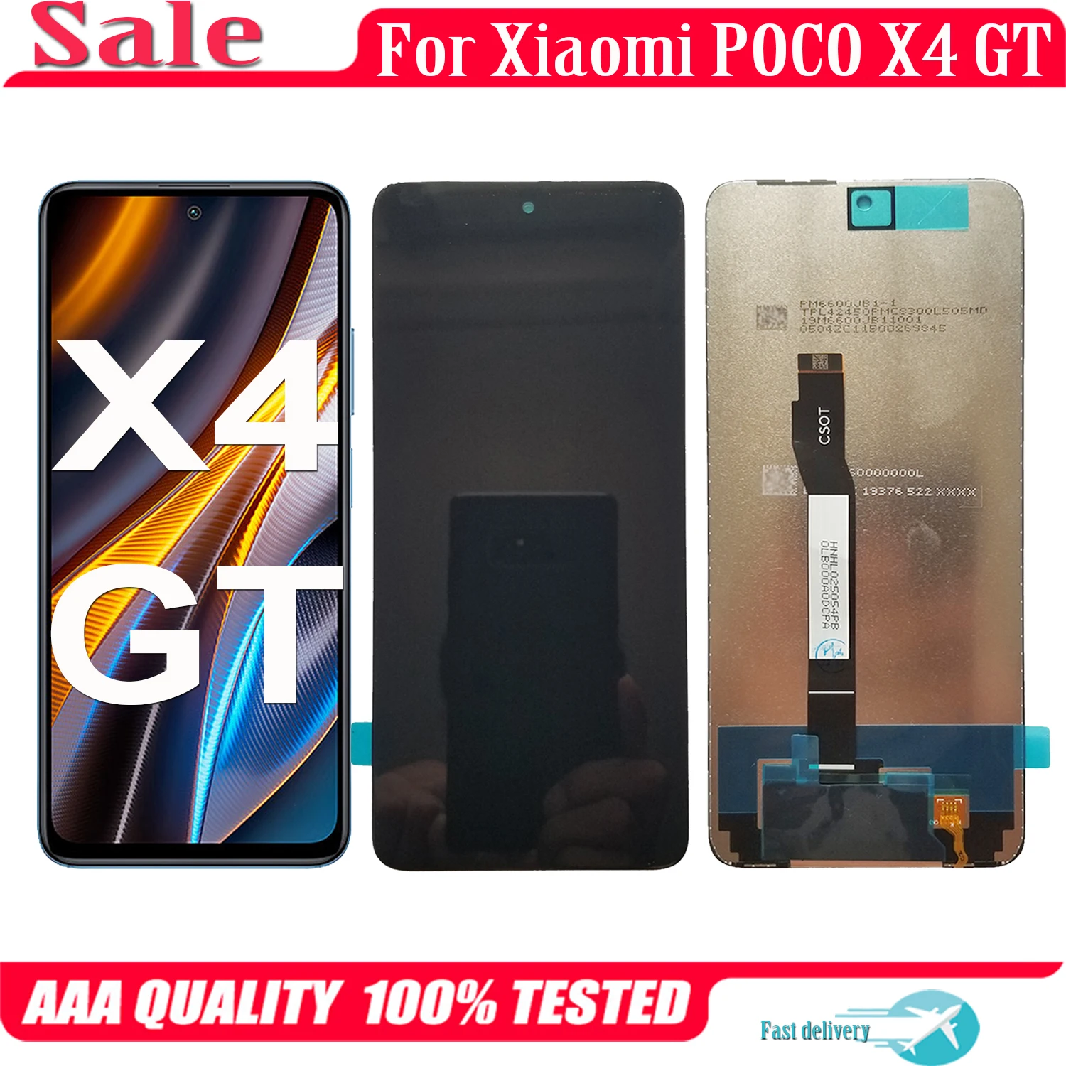 6.6 Inches For Xiaomi POCO X4 GT 22041216G LCD Display Touch Screen Replacement Digitizer Assembly For POCO X4GT LCD