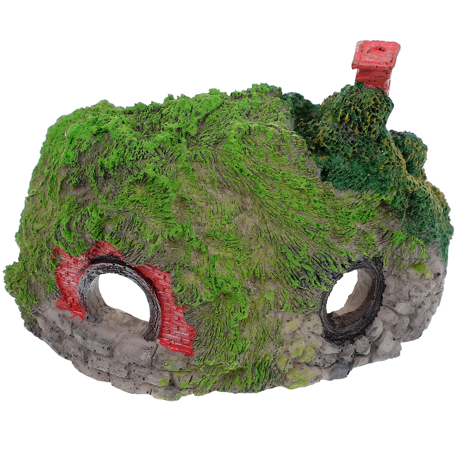 

Wear-Resistant Betta Tank Hideout Cave Resin Aquarium Decor Compact Fish Cave Stylish Home Decor Fish Tank Supply